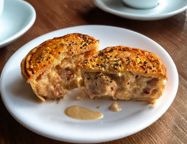 Chicken, Mushroom & Smoky Bacon Pie
