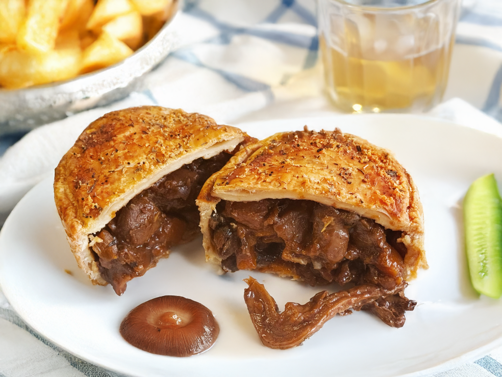 Mushroom & Yorkshire Stout Pie